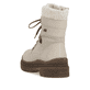 
Hellbeige remonte Damen Schnürstiefel D0C77-60 mit einer griffigen Glass-Fibre Sohle. Schuh von hinten