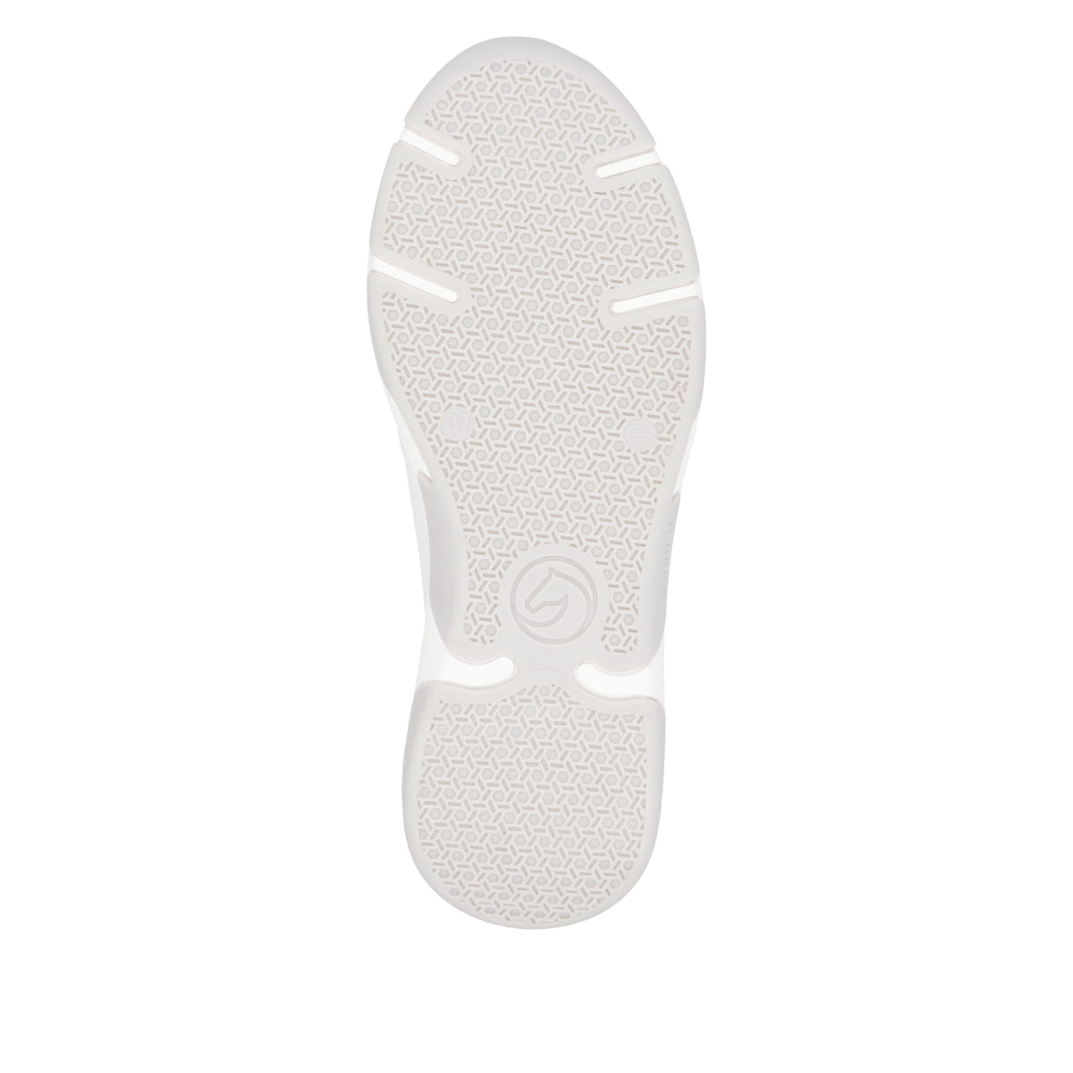 Weiße remonte Damen Sneaker Low D1S03-82 mit Reißverschluss sowie Komfortweite G. Schuh Laufsohle.