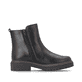 Schwarze remonte Damen Kurzstiefel D4B72-00 mit wasserabweisender TEX-Membran. Schuh Innenseite.