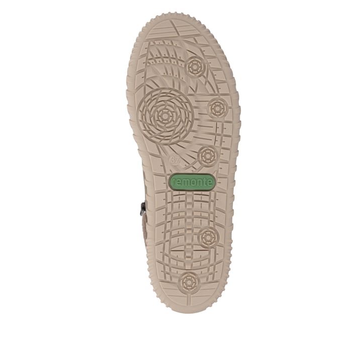 Graue remonte Damen Schnürstiefel D4A74-42 mit wasserabweisender TEX-Membran. Schuh Laufsohle.