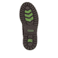 Dunkelbraune remonte Damen Schnürstiefel D4B70-25. Schuh Laufsohle.