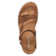 
Karamellbraune remonte Damen Riemchensandalen R6850-22 mit einer Profilsohle. Schuh von oben