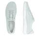 Grüne remonte Damen Slipper R3521-52 mit einem Gummizug sowie der Komfortweite G. Schuh von oben, liegend.