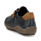 Dunkelblau-braune remonte Damen Schnürschuhe R1402-16. Schuh von hinten.