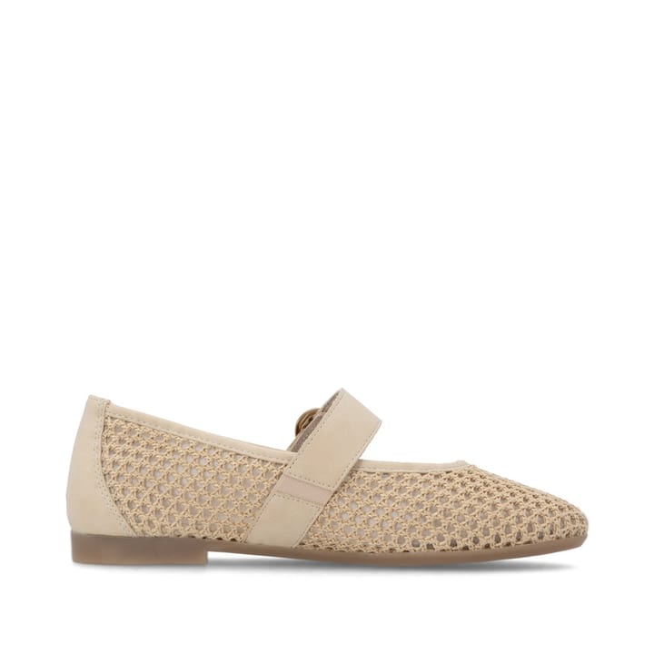 Ballerines remonte marron pour femme D0K17-20. Côté intérieur de la chaussure.