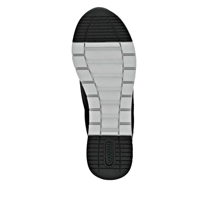 Blaue remonte Damen Sneaker R6714-14 mit Reißverschluss sowie der Komfortweite G. Schuh Laufsohle.