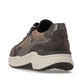 Braun-bronzene remonte Damen Sneaker D3V00-25 mit wasserabweisender TEX-Membran. Schuh von hinten.