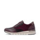 Weinrote remonte Damen Sneaker R6714-30 mit Reißverschluss sowie Komfortweite G. Schuh Außenseite.