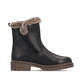 Schwarze remonte Damen Kurzstiefel D0B83-03 mit wasserabweisender TEX-Membran. Schuh Innenseite.