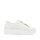 Weiße remonte Damen Sneaker Low D1C06-80 mit Reißverschluss sowie Komfortweite G. Schuh Innenseite.