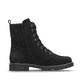 Schwarze remonte Damen Schnürstiefel D8489-02 mit wasserabweisender TEX-Membran. Schuh Innenseite.