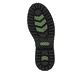 Schwarze remonte Damen Kurzstiefel D4B72-00 mit wasserabweisender TEX-Membran. Schuh Laufsohle.