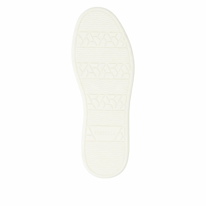 Goldene vegane remonte Damen Sneaker D2E05-60 mit einem Reißverschluss. Schuh Laufsohle.