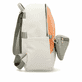 remonte Damen Rucksack Q0527-00 in Mattschwarz aus Textil mit Reißverschluss. Rucksack getragen.