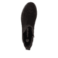 Dunkelbraune remonte Chelsea Boots D8694-26 mit einem Reißverschluss. Schuh von oben.