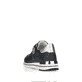 Blaue remonte Damen Sneaker Low R6705-14 mit Reißverschluss sowie Komfortweite G. Schuh von hinten.