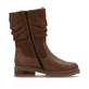 Braune remonte Hochschaftstiefel D0B80-24 mit wasserabweisender TEX-Membran. Schuh Innenseite.