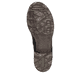 Bronze-dunkelbraune remonte Damen Schnürstiefel D4378-91 mit auffälligem Muster. Schuh Laufsohle.