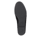 Nachtschwarze remonte Damen Loafer D0K02-00 mit einem Elastikeinsatz. Schuh Laufsohle.