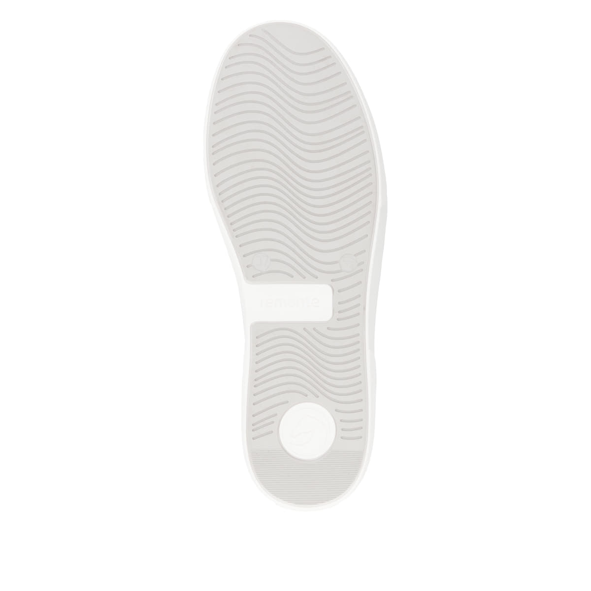 Weiße remonte Damen Sneaker Low D2J01-81 mit Reißverschluss sowie Komfortweite G. Schuh Laufsohle.