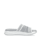 Blaue remonte Damen Pantoletten D1J54-10 mit Gummizug sowie weicher Einlegesohle. Schuh Innenseite.