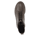 Braune remonte Damen Schnürstiefel D4B73-25 mit wasserabweisender TEX-Membran. Schuh von oben.
