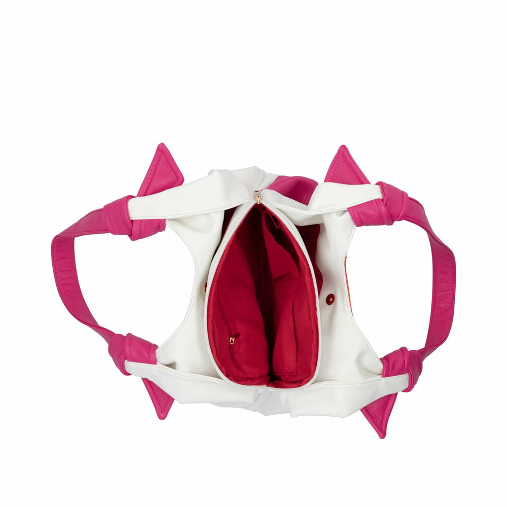 remonte Damen Handtasche Q0709-35 in Bordeauxrot aus Kunstleder mit Reißverschluss. Handtasche getragen.