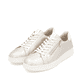 Goldene remonte Damen Sneaker Low D2E01-90 mit einem Reißverschluss. Schuhpaar seitlich schräg.