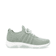 Grüne remonte Damen Slipper D1S05-52 mit einem Gummizug sowie der Komfortweite G. Schuh Innenseite.