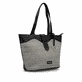 remonte Damen Shopper Q0757-90 in Altrosa-Metallic aus Kunstleder mit Reißverschluss. Shopper getragen.