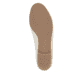 Goldene remonte Ballerinas D0K10-90 mit einer herausnehmbaren Einlegesohle. Schuh Laufsohle.