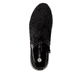 Chelsea Boots remonte noires D0T75-05 avec fermeture éclair. Chaussure vue de dessus.