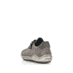 
Silbergraue remonte Damen Schnürschuhe R1402-44 mit Schnürung und Reißverschluss. Schuh von hinten