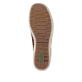 Weinrot-bronzene remonte Damen Schnürschuhe R1443-35. Schuh Laufsohle.