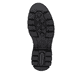 Dunkelbraune remonte Hochschaftstiefel D1W77-25 mit einem Reißverschluss. Schuh Laufsohle.