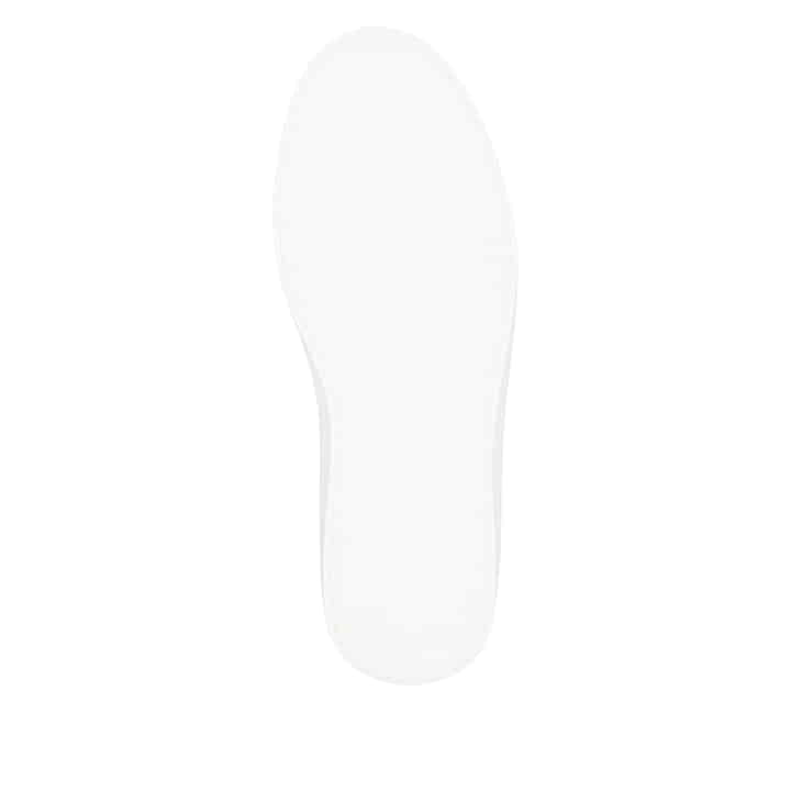 Weiße remonte Damen Sneaker Low D1C06-80 mit Reißverschluss sowie Komfortweite G. Schuh Laufsohle.