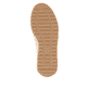Beige remonte Damen Sneaker Low D3H00-60 mit einer Schnürung sowie Extraweite H. Schuh Laufsohle.