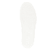 Weiße remonte Damen Sneaker High D0J70-82 mit einem Reißverschluss. Schuh Laufsohle.