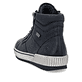 Blaue remonte Damen Schnürstiefel D0772-15 mit wasserabweisender TEX-Membran. Schuh von oben.