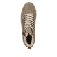 Braune remonte Damen Kurzstiefel D3B71-20 mit wasserabweisender TEX-Membran. Schuh von oben.
