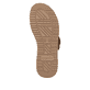 Braune remonte Damen Pantoletten D3J51-24 mit trendiger Schnalle. Schuh Laufsohle.