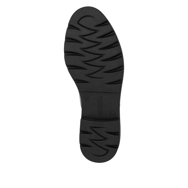 Weinrote remonte Damen Schnürschuhe D2Q04-35 mit einer gepolsterten Einlegesohle. Schuh Laufsohle.