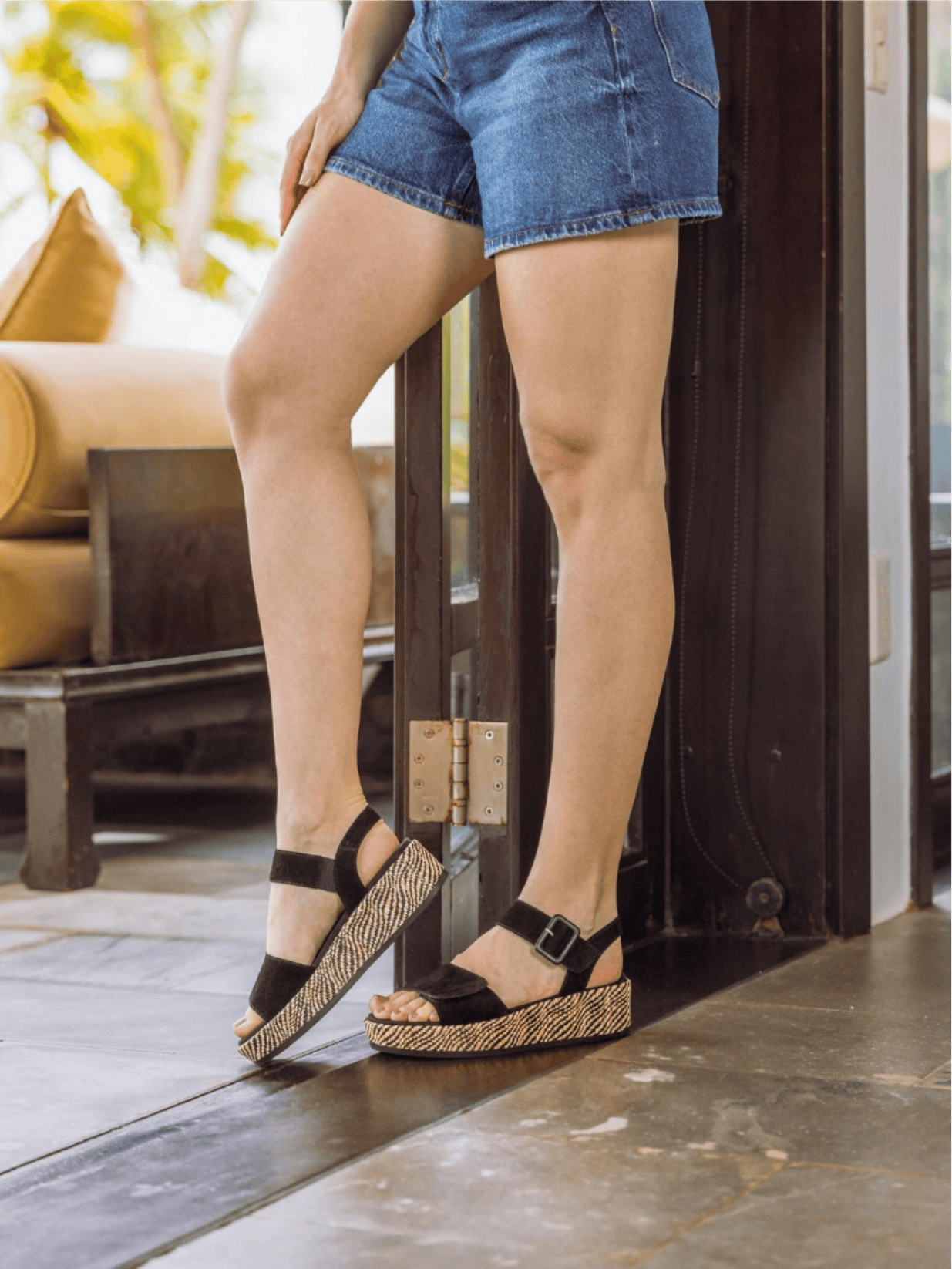 Schwarze remonte Riemchensandale für Damen d1n54-02.