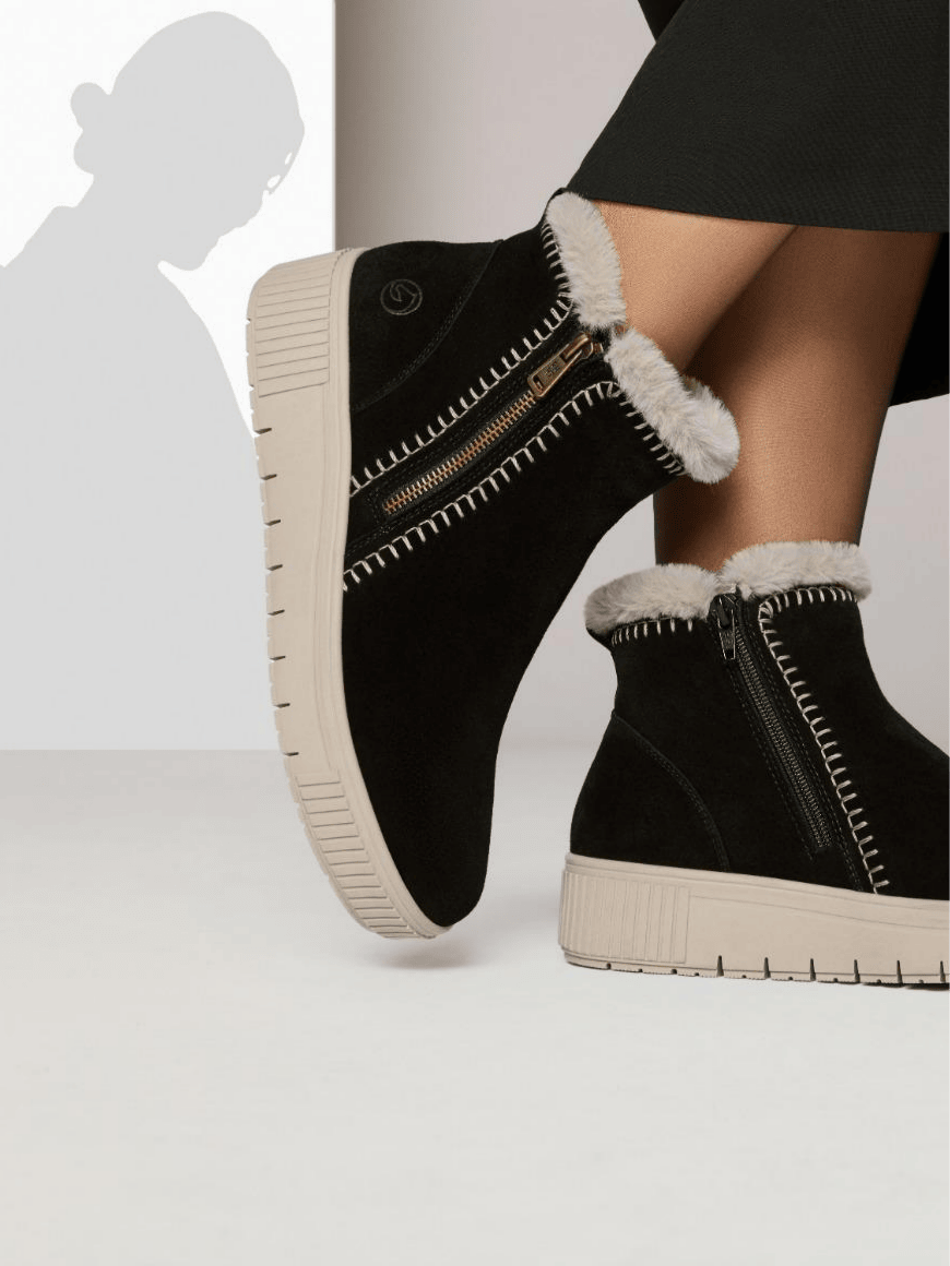 remonte stiefeletten schwarz d3b70-03