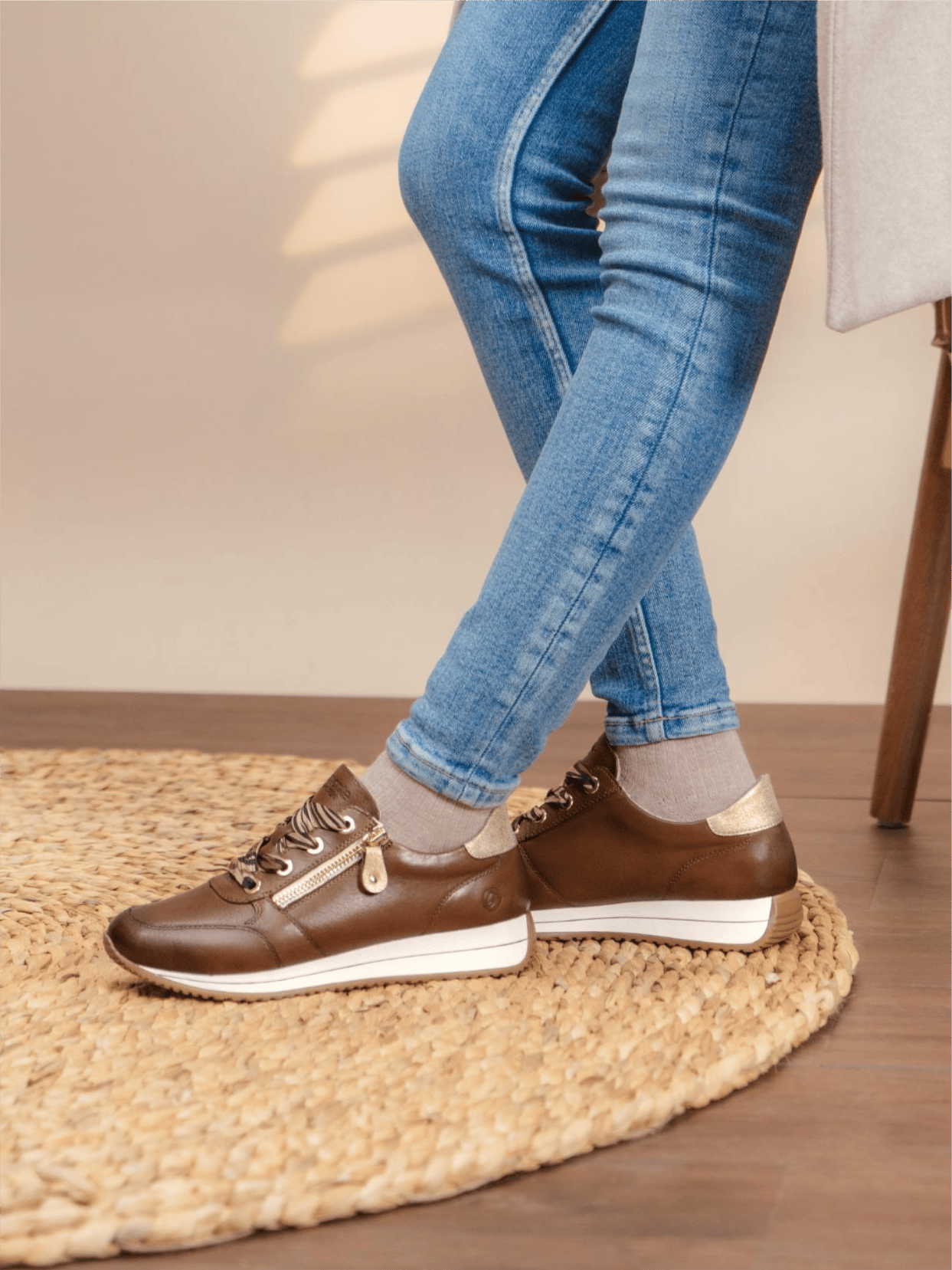 Braune remonte Sneaker d0h11-25.